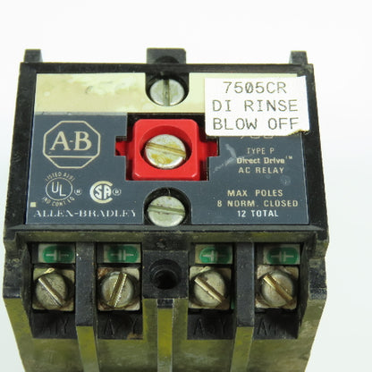 Allen Bradley 700-P400A1 Convertible Contact AC Control Relay 120V Coil