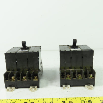 Fuji CP33E/30 3-Pole Circuit Protector 250V 30A 50/60HzLot Of 2