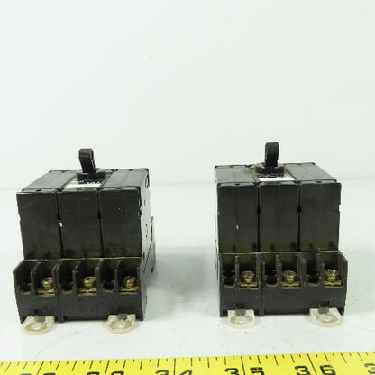 Fuji CP33E/30 3-Pole Circuit Protector 250V 30A 50/60HzLot Of 2