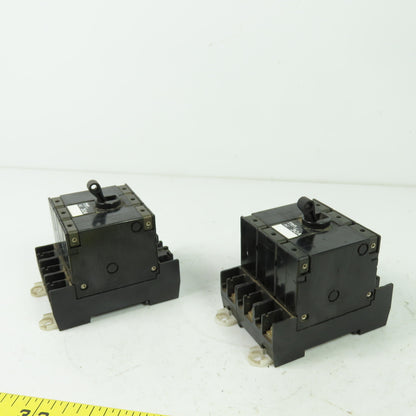 Fuji CP33E/30 3-Pole Circuit Protector 250V 30A 50/60HzLot Of 2