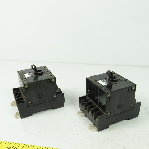 Fuji CP33E/30 3-Pole Circuit Protector 250V 30A 50/60HzLot Of 2
