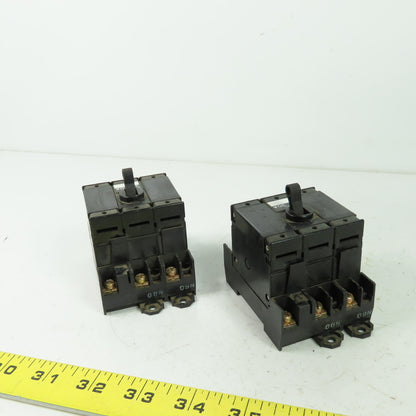 Fuji CP33E/30 3-Pole Circuit Protector 250V 30A 50/60HzLot Of 2