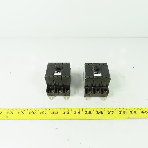 Fuji CP33E/30 3-Pole Circuit Protector 250V 30A 50/60HzLot Of 2
