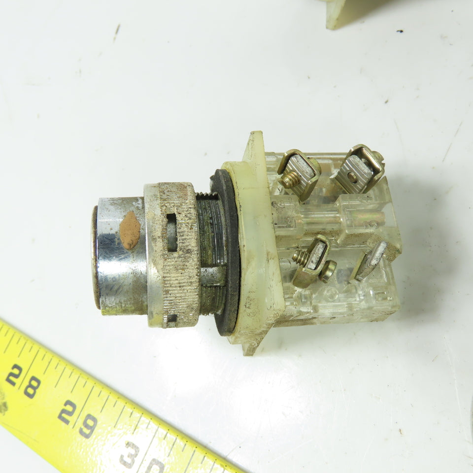 Schneider 9001-KA1 Black Pushbutton Switch Contact Block 600V Lot Of 7
