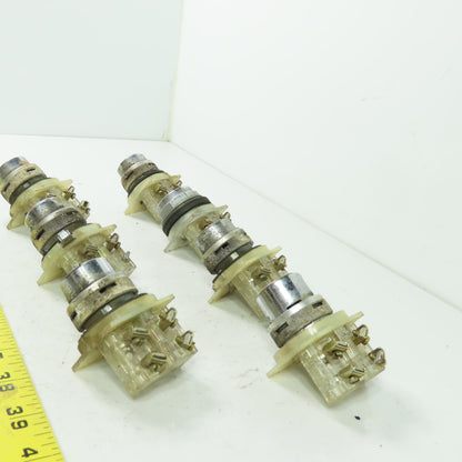 Schneider 9001-KA1 Black Pushbutton Switch Contact Block 600V Lot Of 7