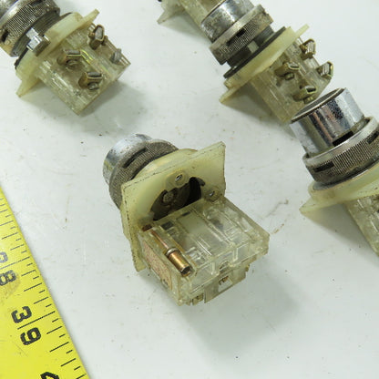 Schneider 9001-KA1 Black Pushbutton Switch Contact Block 600V Lot Of 7
