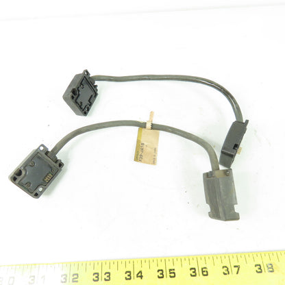 Omron F39-JA1B Safety Light Curtain Cordset Connector Cable Lot Of 2