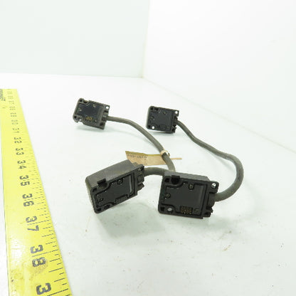 Omron F39-JA1B Safety Light Curtain Cordset Connector Cable Lot Of 2