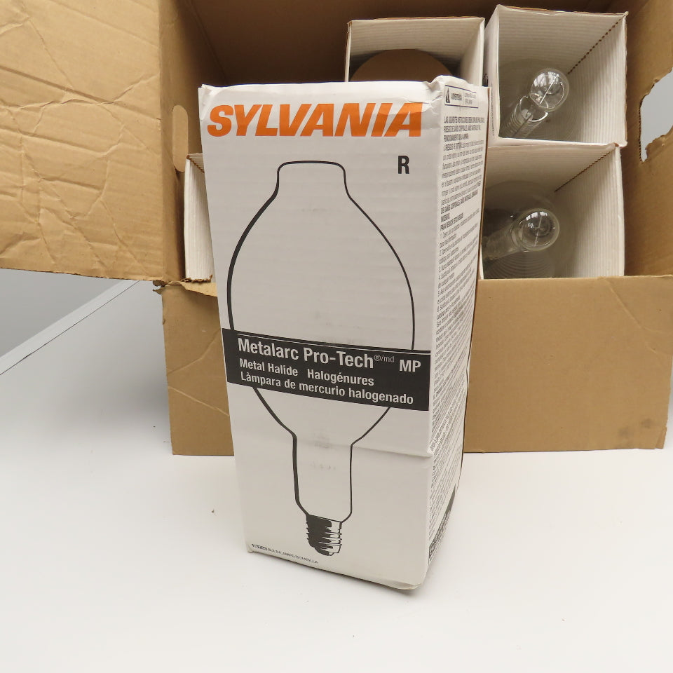 Sylvania MP1000 Metalarc Pro-Tech 1000W EX39 EXCL Mogul Base Clear Bulb Lot Of 6