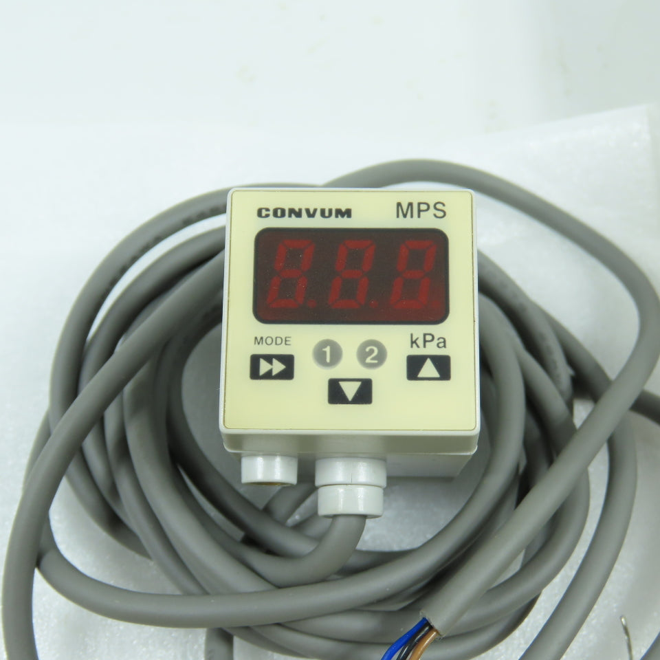 Myotoku Convum MPS-D4M5-G Vacuum Pressure Sensor W/ Brackets 10-30VDC NEW