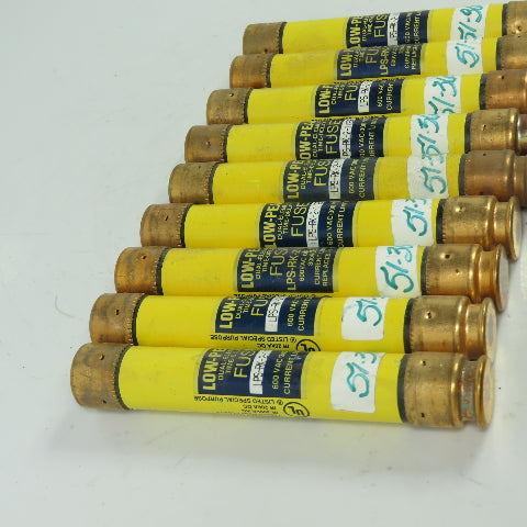 Bussmann LPS-RK-2-1/2SP Low Peak Time Delay Fuse 600VAC 300VDC Lot Of 9