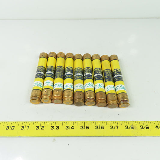 Bussmann LPS-RK-2-1/2SP Low Peak Time Delay Fuse 600VAC 300VDC Lot Of 9