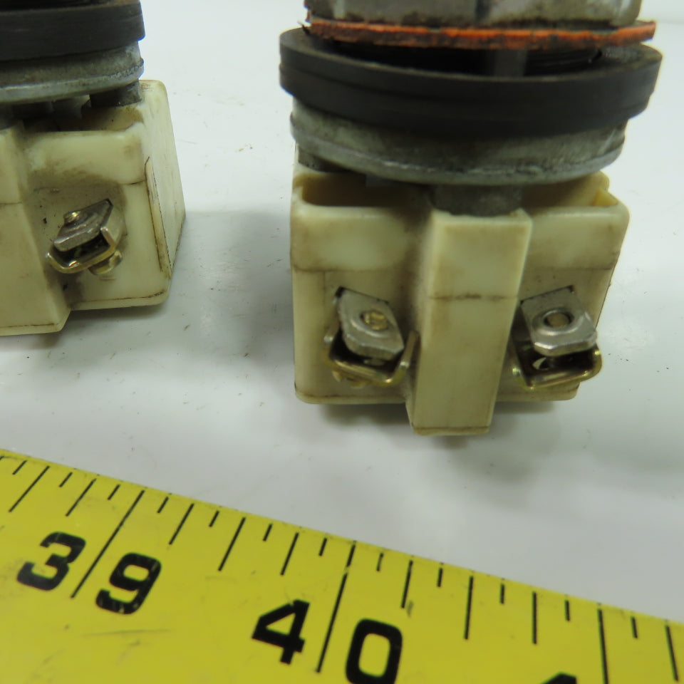 Square D 9001 KM1 Pilot Light Module Amber Green 120V 50/60Hz Lot Of 6