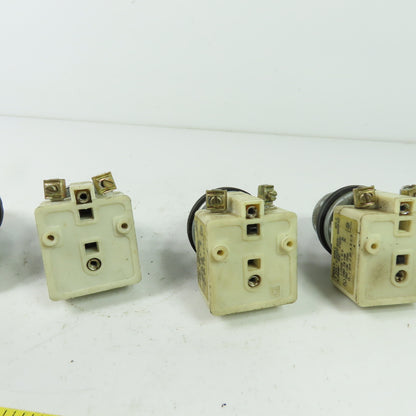 Square D 9001 KM1 Pilot Light Module Amber Green 120V 50/60Hz Lot Of 6