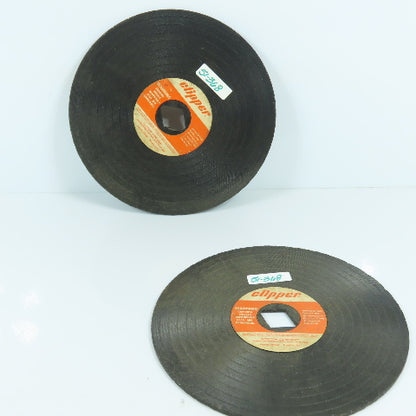 Norton Clipper 8" x 1/8" Masonry & Concrete Circular Saw Blade Lot Of 2