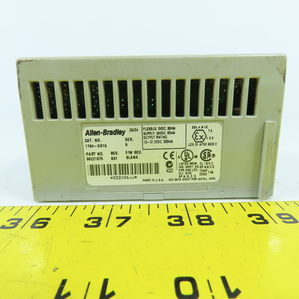 Allen Bradley 1794-OB16 Ser A Flex I/O 16 Point Digital Output Module