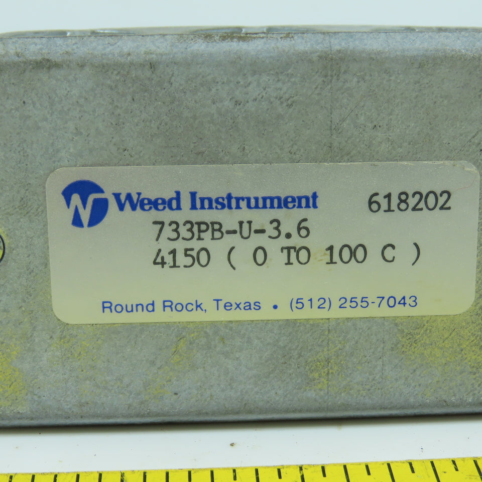 Weed Instruments 733PB-U-3.6 Temperature Sensor 0-100°C 3"Probe