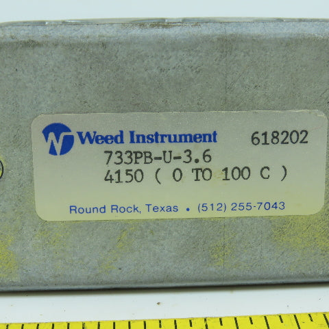 Weed Instruments 733PB-U-3.6 Temperature Sensor 0-100°C 3"Probe