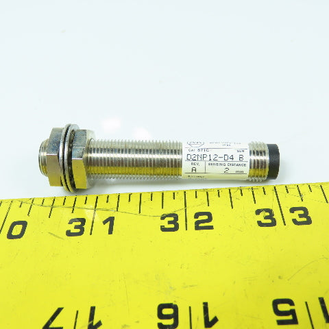 Allen Bradley D2NP12-D4 Ser B Threaded Barrel Proximity Sensor 2mm Range NEW