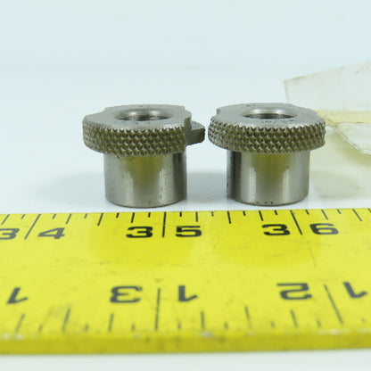 Carr Lane SF 15/32"ID x 3/4"OD x 1/2"L Steel Slip/Fixed Renewable Bushing Lot/2