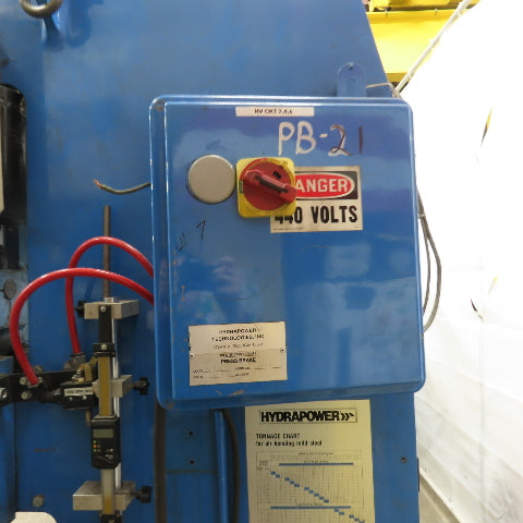 Hydrapower HM 07012 70 Ton 12' Hydraulic Brake Press 208/480V CNC Back Guage