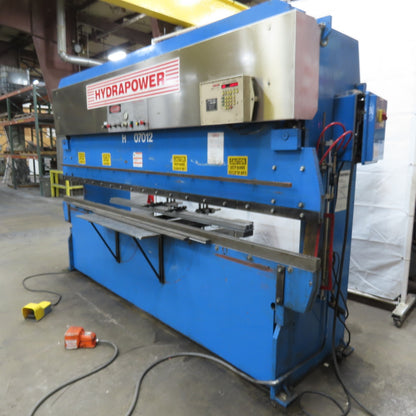 Hydrapower HM 07012 70 Ton 12' Hydraulic Brake Press 208/480V CNC Back Guage