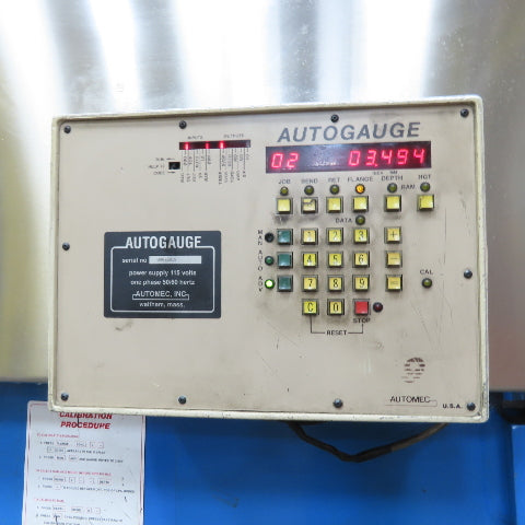 Hydrapower HM 07012 70 Ton 12' Hydraulic Brake Press 208/480V CNC Back Guage
