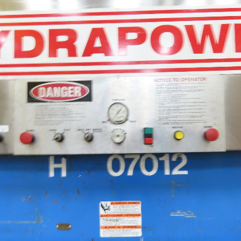 Hydrapower HM 07012 70 Ton 12' Hydraulic Brake Press 208/480V CNC Back Guage