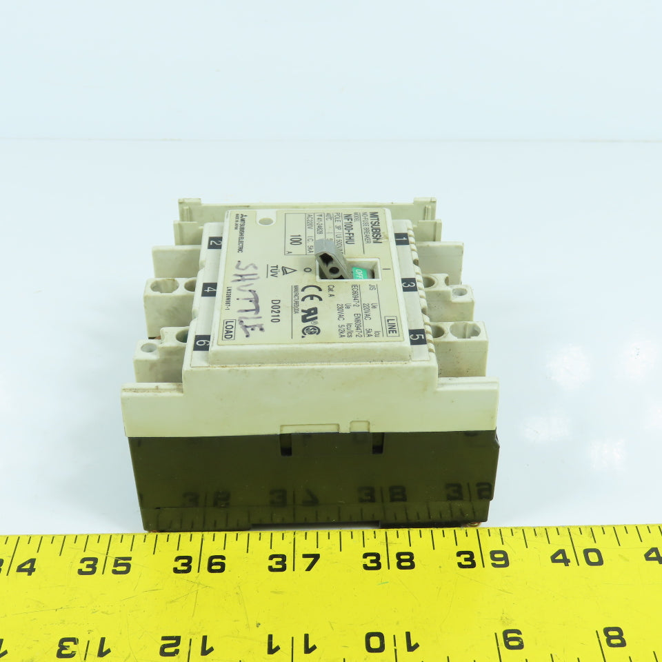 Mitsubishi NF100-FHU 3-Pole 100A Circuit Breaker 500VAC 50/60HZ