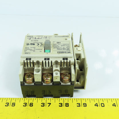 Mitsubishi NF100-FHU 3-Pole 100A Circuit Breaker 500VAC 50/60HZ