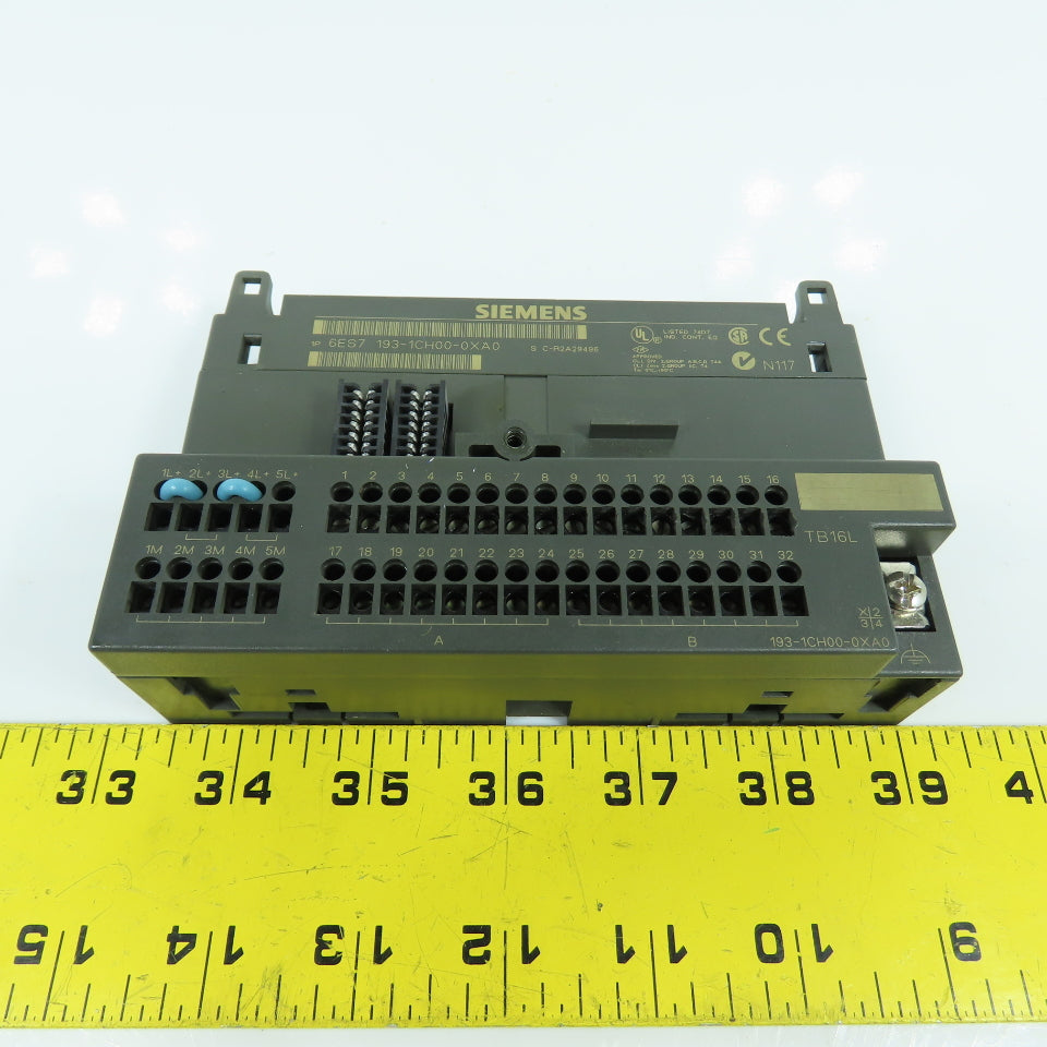 Siemens 6ES7 193-1CH00-0XA0 TB16L Terminal Block Strip