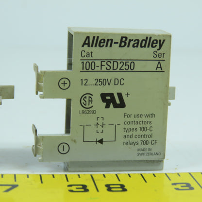 Allen Bradley 100-FSD250 Ser A Surge Suppressor Module 12-250VDC Lot Of 4