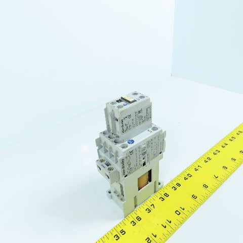 Allen Bradley 100-C09Z*10 25A 600VAC Contactor 24VDC Coil W/ 100-F Aux
