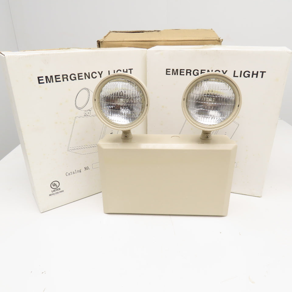 DXR-65 120/277V 6V 50W Battery Back Up Emergency Light NIB Set Of 2