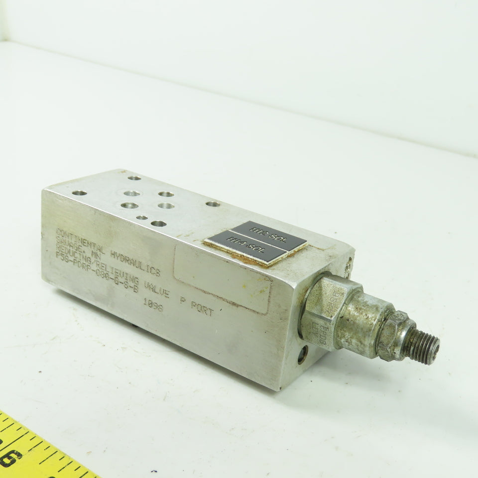 Continential Hydraulics P5S-PDRP-080-G-S-B Reducing Relieving Valve P Port