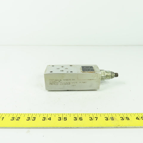 Continential Hydraulics P5S-PDRP-080-G-S-B Reducing Relieving Valve P Port
