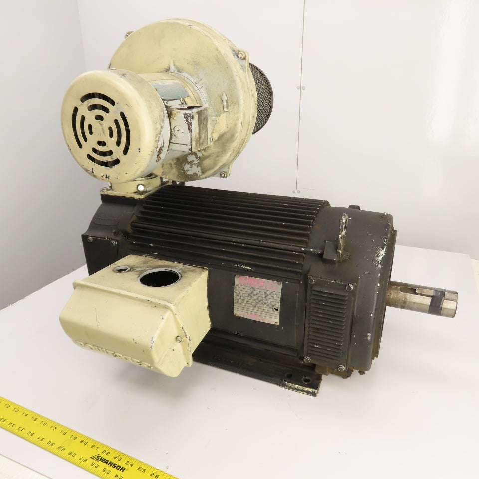 Powertec A28CSJ1000100000 60HP Brushless DC Motor 640VDC 287TZ Frame W/Cooler