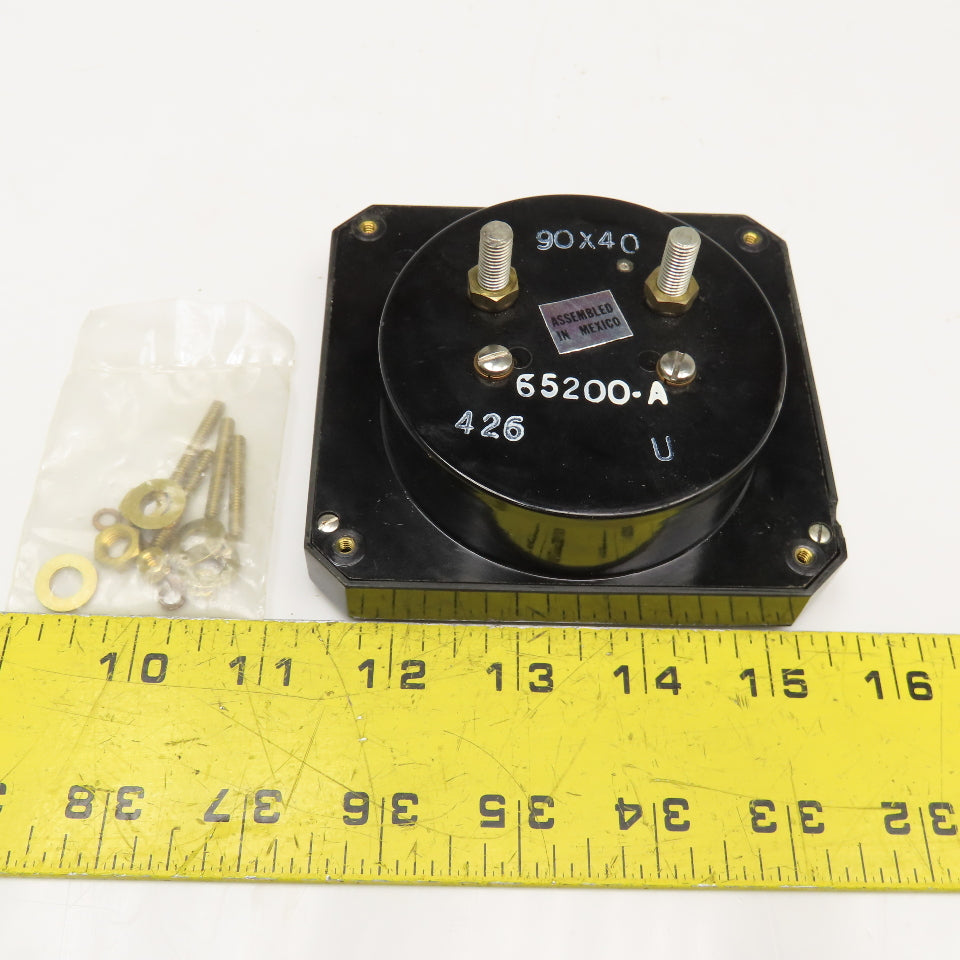 Triplett Elec. 65200-W Model 426 Analog DC Panel Meter Ammeter 0-50A DC