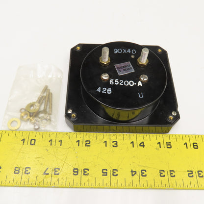 Triplett Elec. 65200-W Model 426 Analog DC Panel Meter Ammeter 0-50A DC