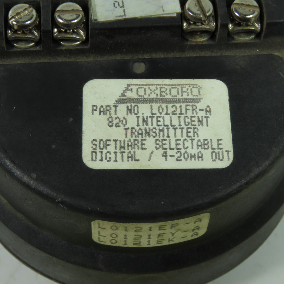 Foxboro L0121FR-A 820 Intelligent Transmitter 4-20mA Out