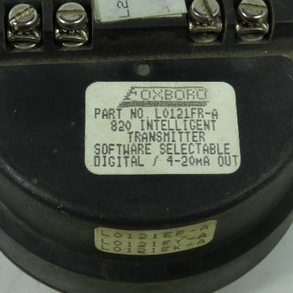 Foxboro L0121FR-A 820 Intelligent Transmitter 4-20mA Out