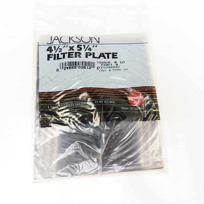 Jackson 07520082 4-1/2" x 5-1/4" Welding Shade #10 Filter Plate