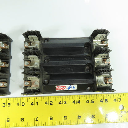Buss R60030-3COR 30A 600VAC 3-Pole Fuse Holder Class R Lot Of 3