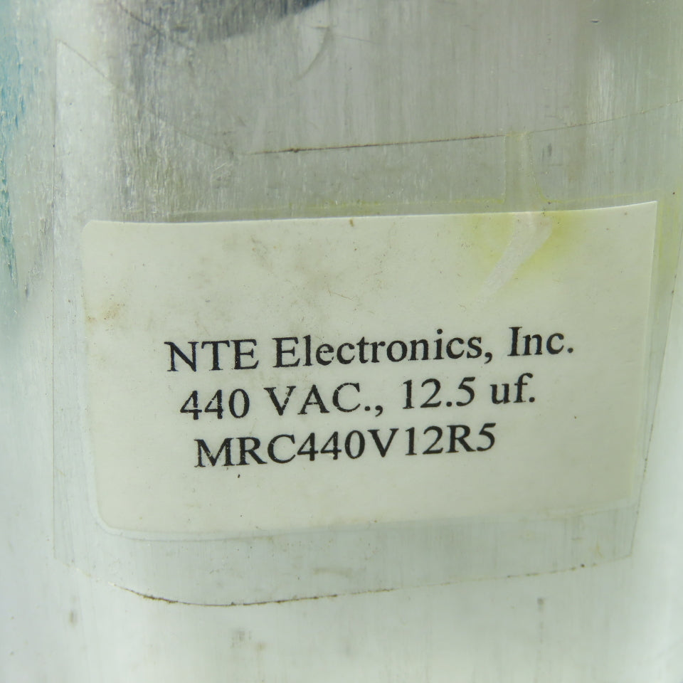 NTE MRC440V12R5 Motor Run Capacitor 440VAC 12.5uF