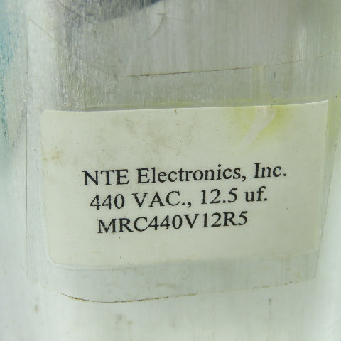 NTE MRC440V12R5 Motor Run Capacitor 440VAC 12.5uF