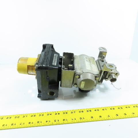 Swagelok AT Series Valve Actuator W/ 2200PSIG SS YQ7056001 Valve & Monitor