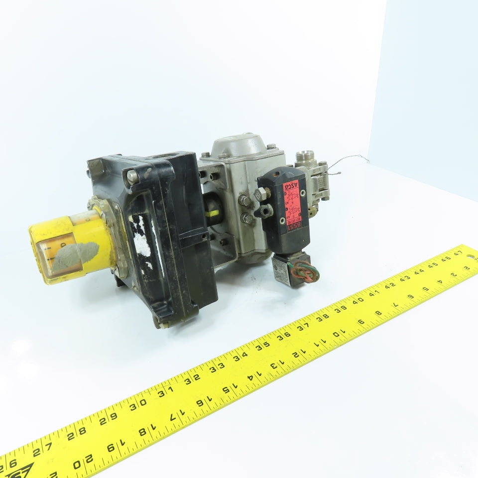 Swagelok AT Series Valve Actuator W/ 2200PSIG SS YQ7056001 Valve & Monitor