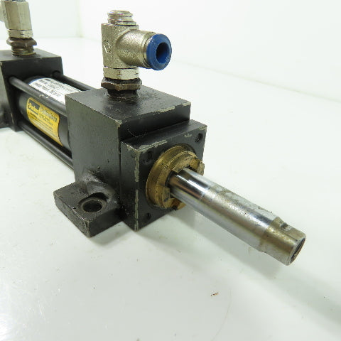 Parker 01.00 KC2ALU19A19A Double End Pneumatic Cylinder 1" Bore 2" Stroke 250PSI