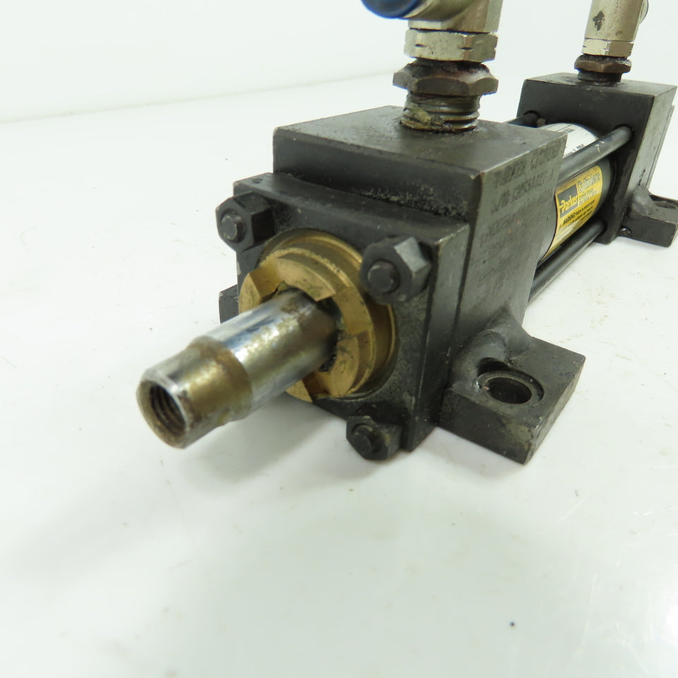 Parker 01.00 KC2ALU19A19A Double End Pneumatic Cylinder 1" Bore 2" Stroke 250PSI