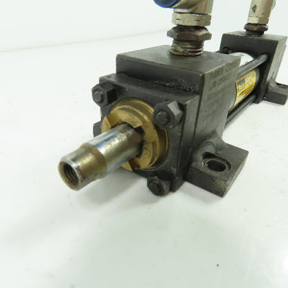 Parker 01.00 KC2ALU19A19A Double End Pneumatic Cylinder 1" Bore 2" Stroke 250PSI